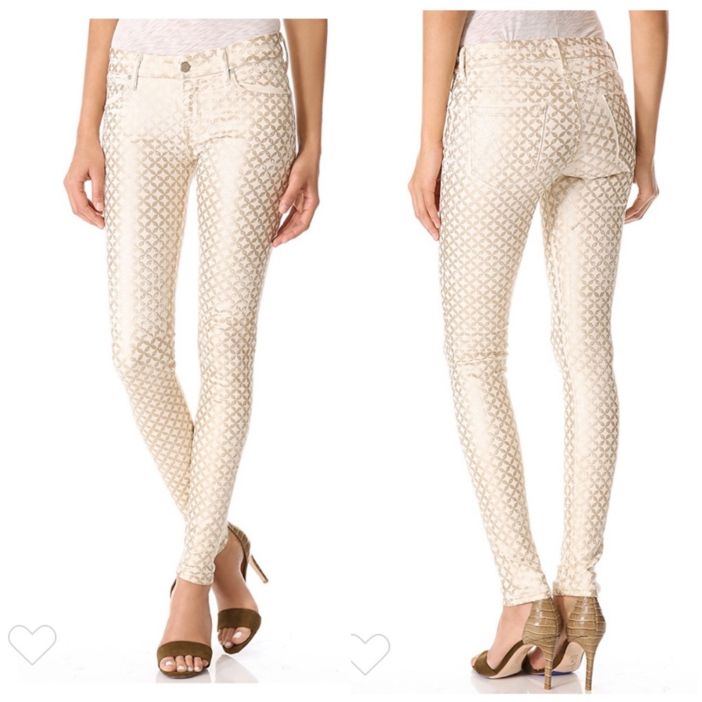 MOTHER The Looker jeans in Crème de Love